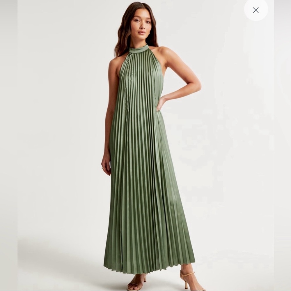 The A&F Giselle Pleated Trapeze Gown- size medium petite